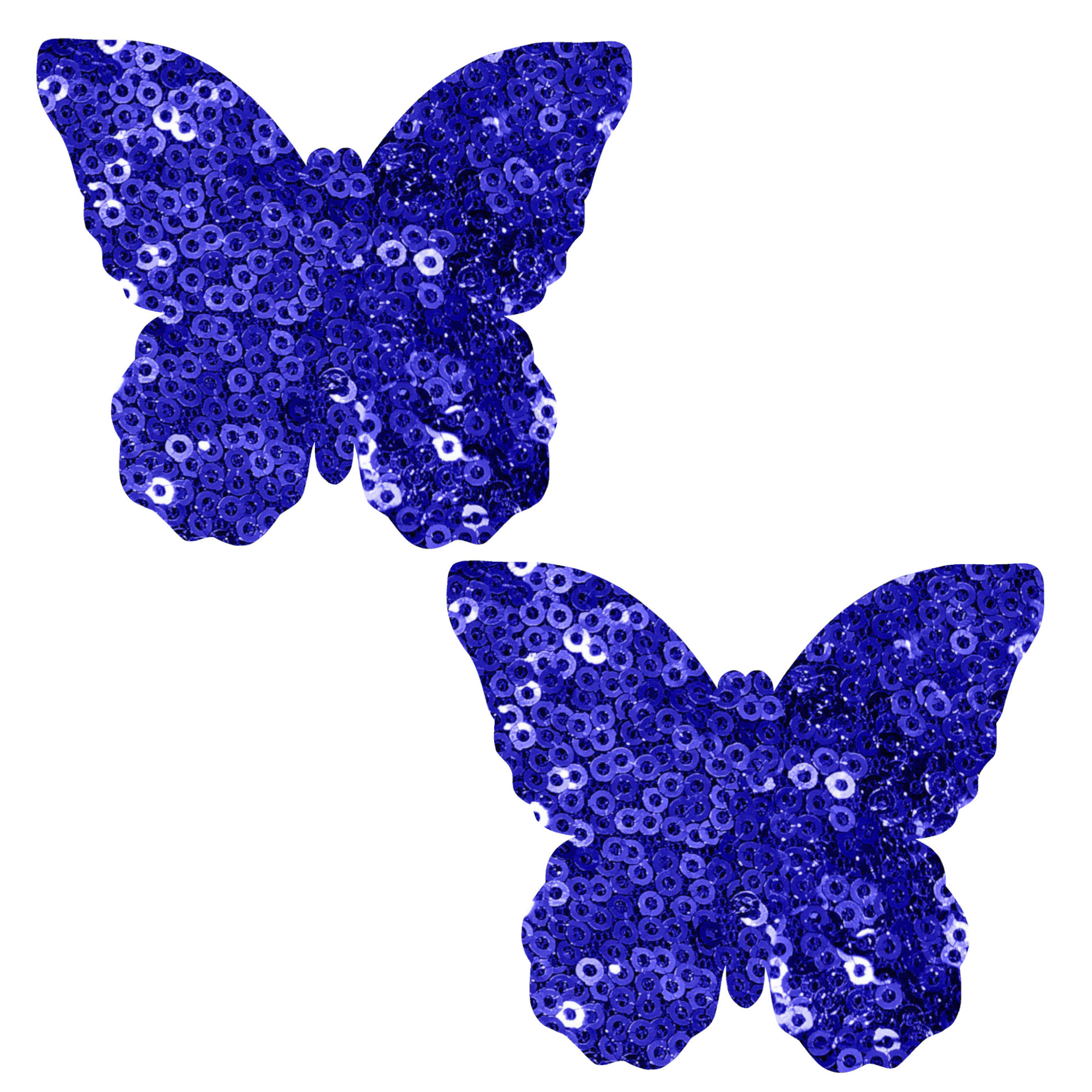 Blue Sequin Butterfly