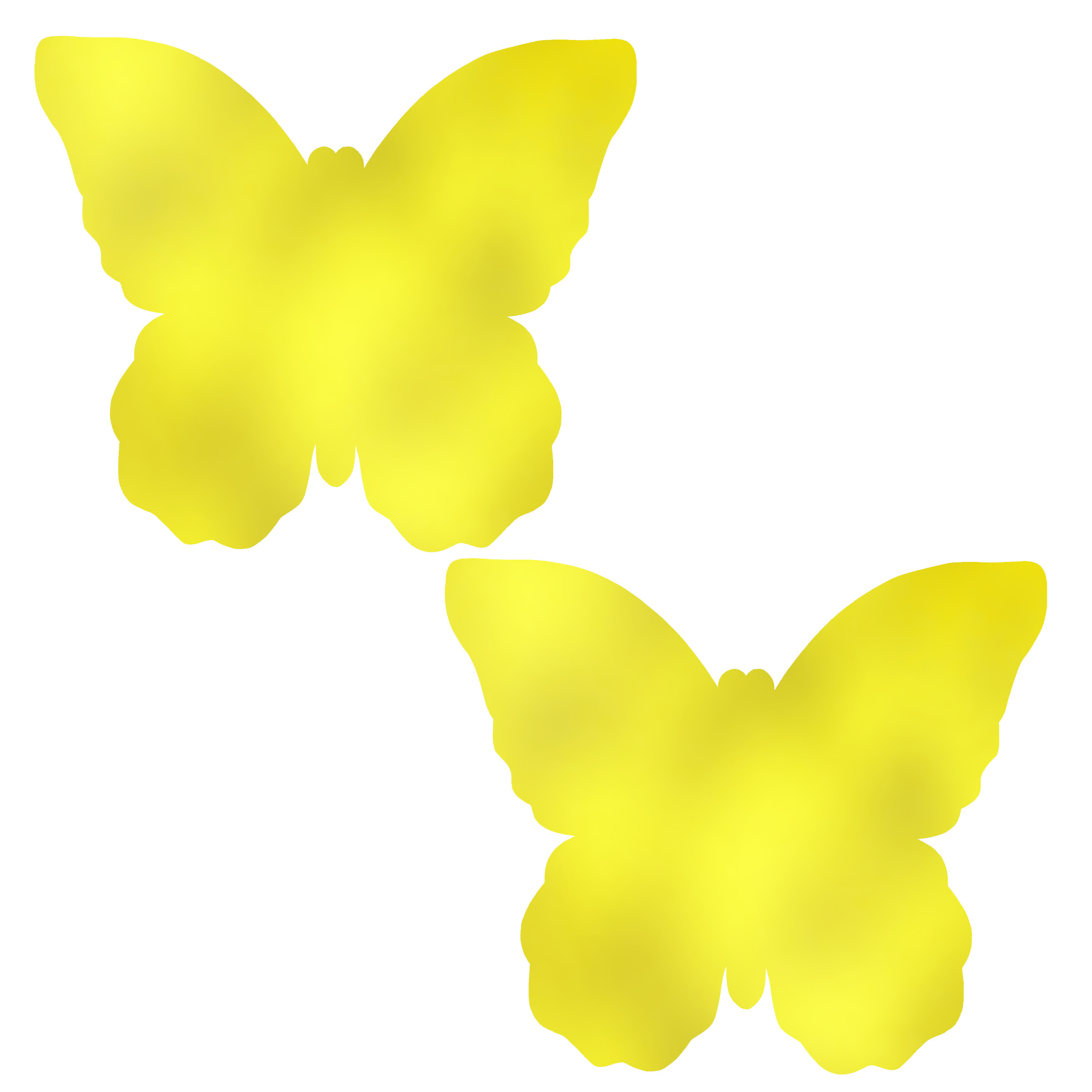 Liquid Yellow Butterfly