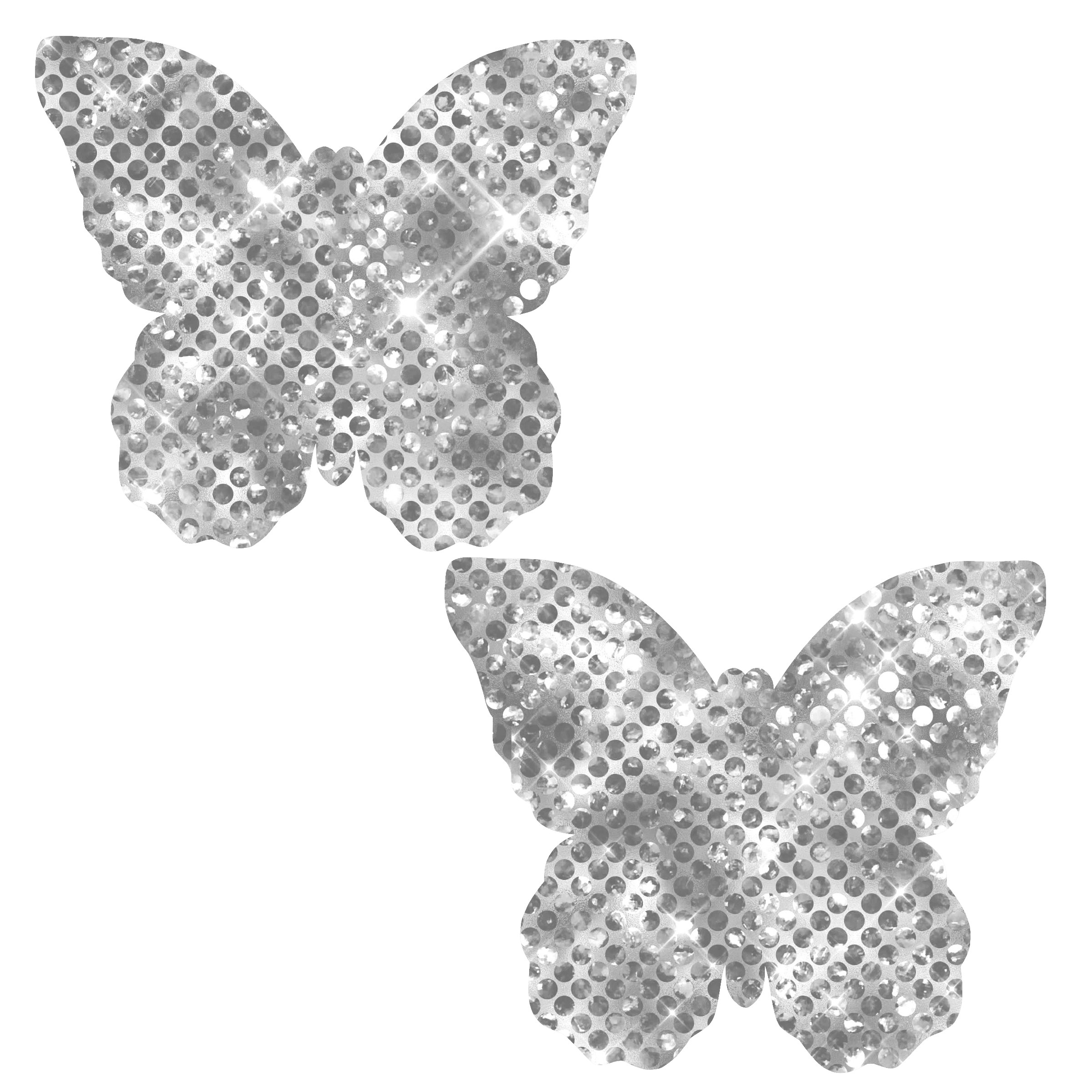 Confetti Silver Butterfly
