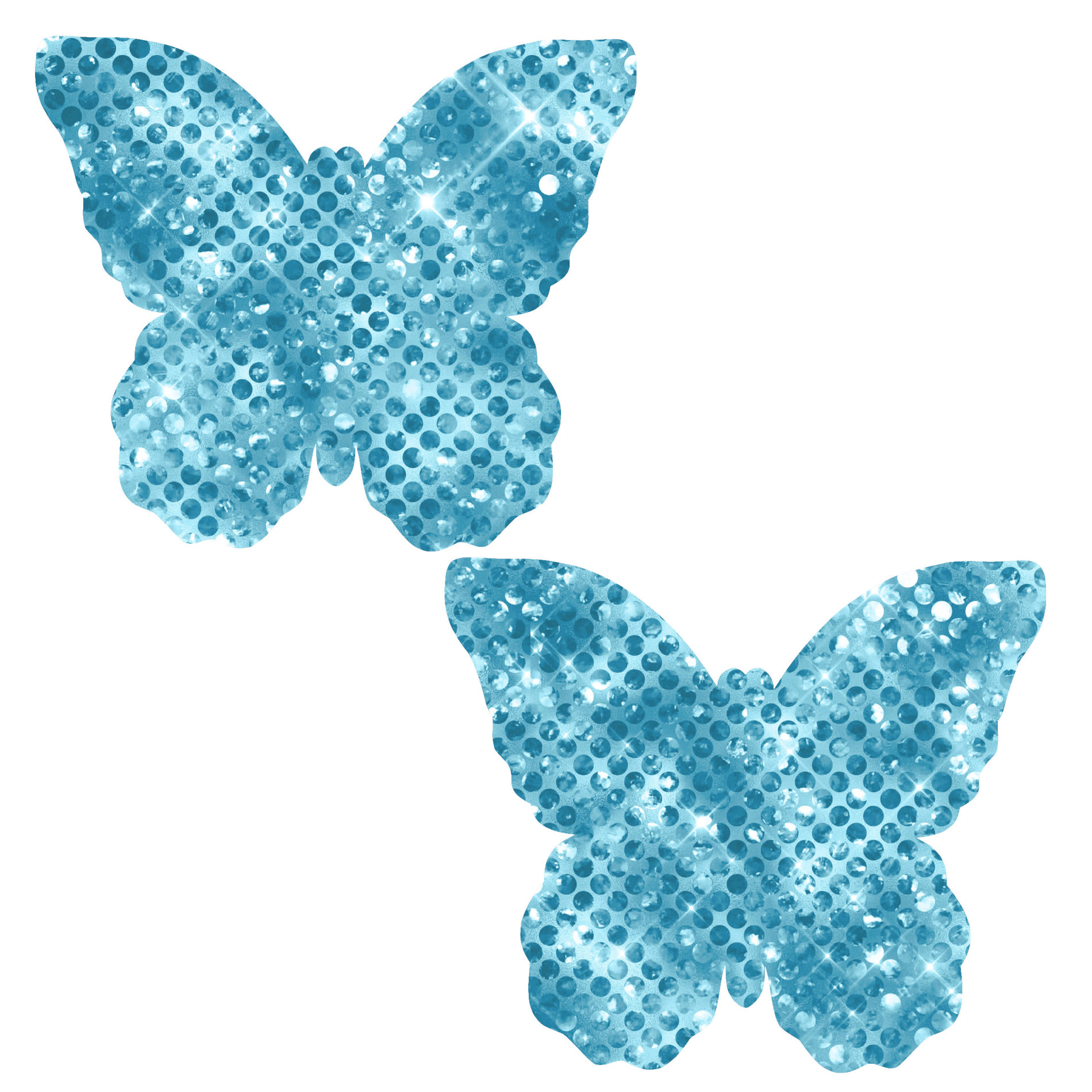 Confetti Teal Butterfly