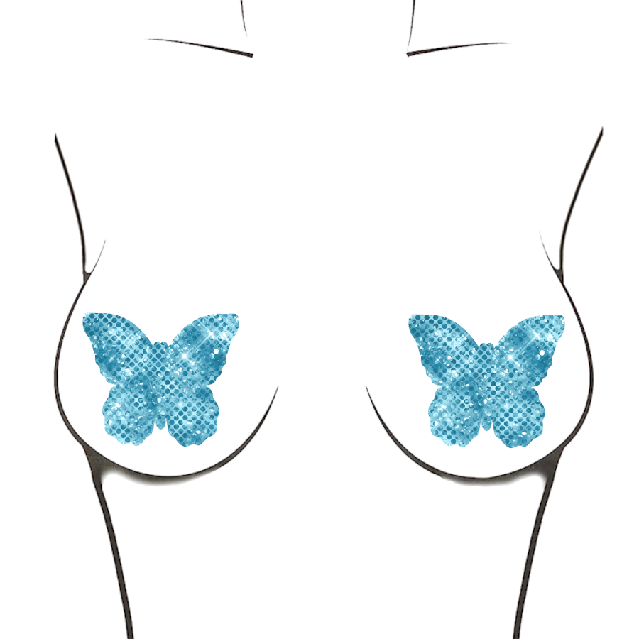 Confetti Teal Butterfly