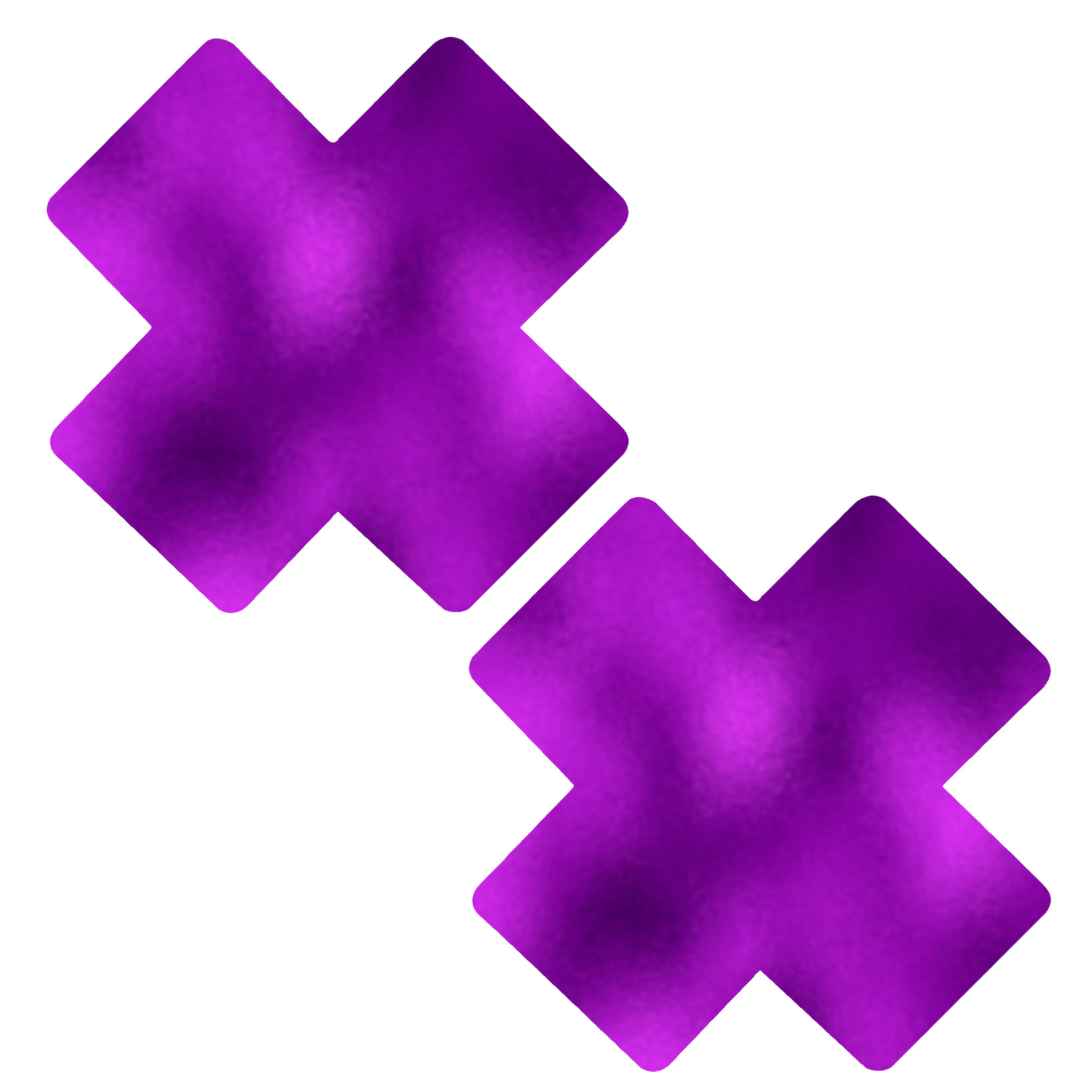 Metallic Purple Cross