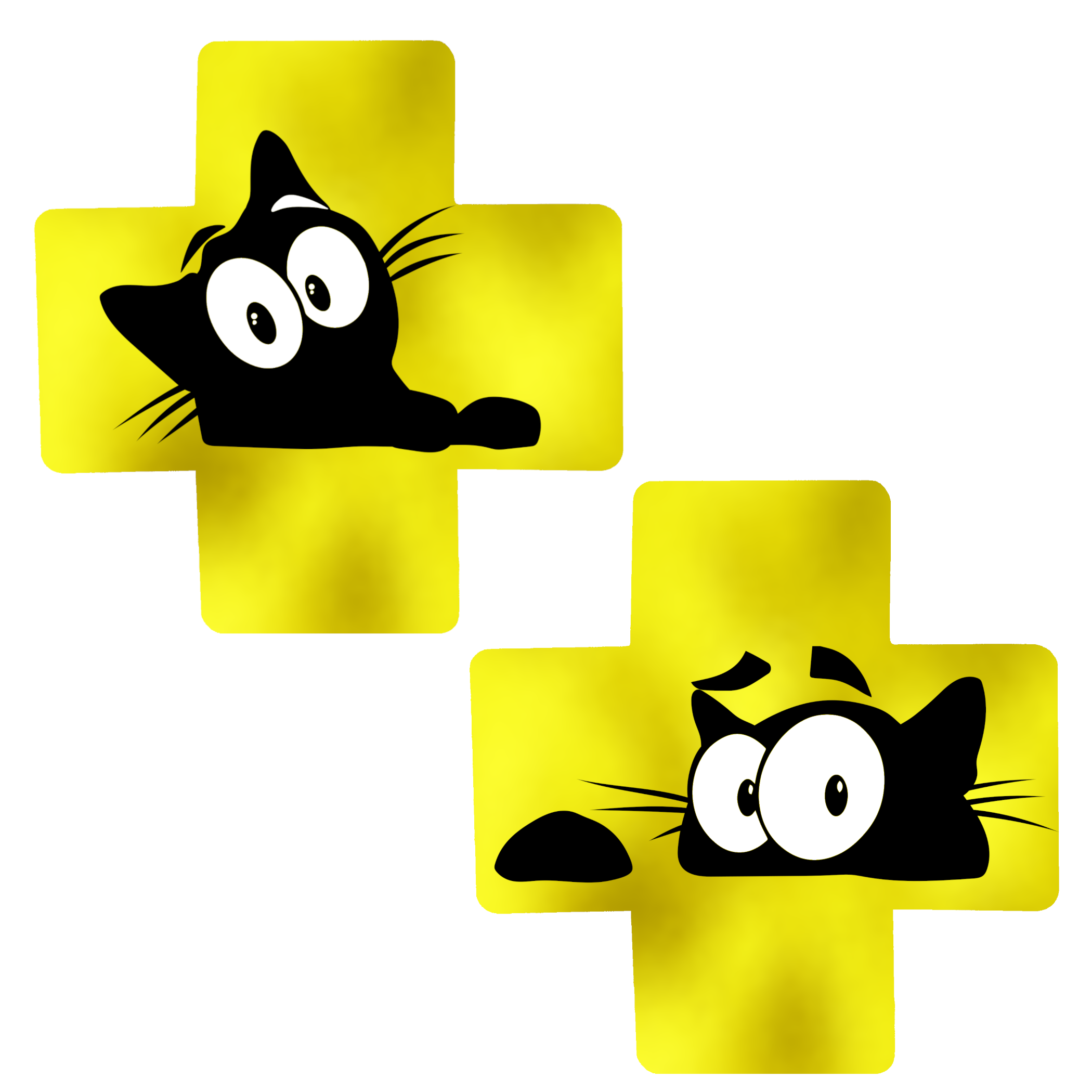 Liquid Yellow Kitty Cross