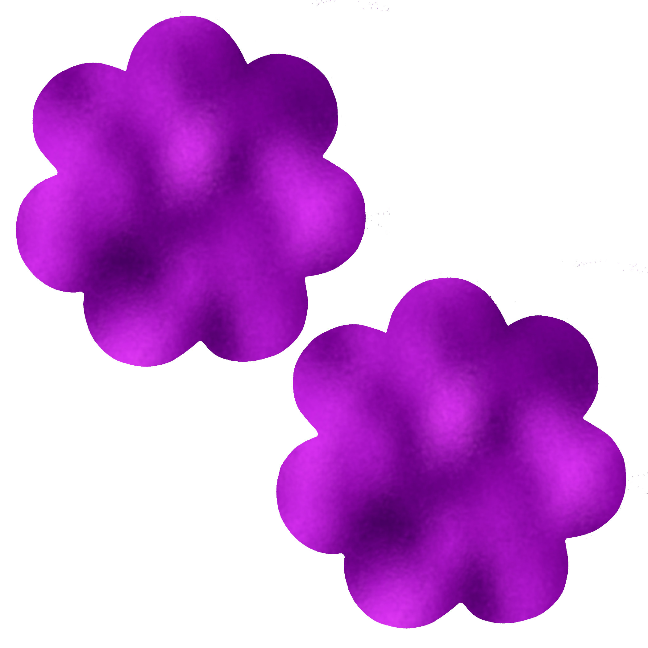 Metallic Purple Flower