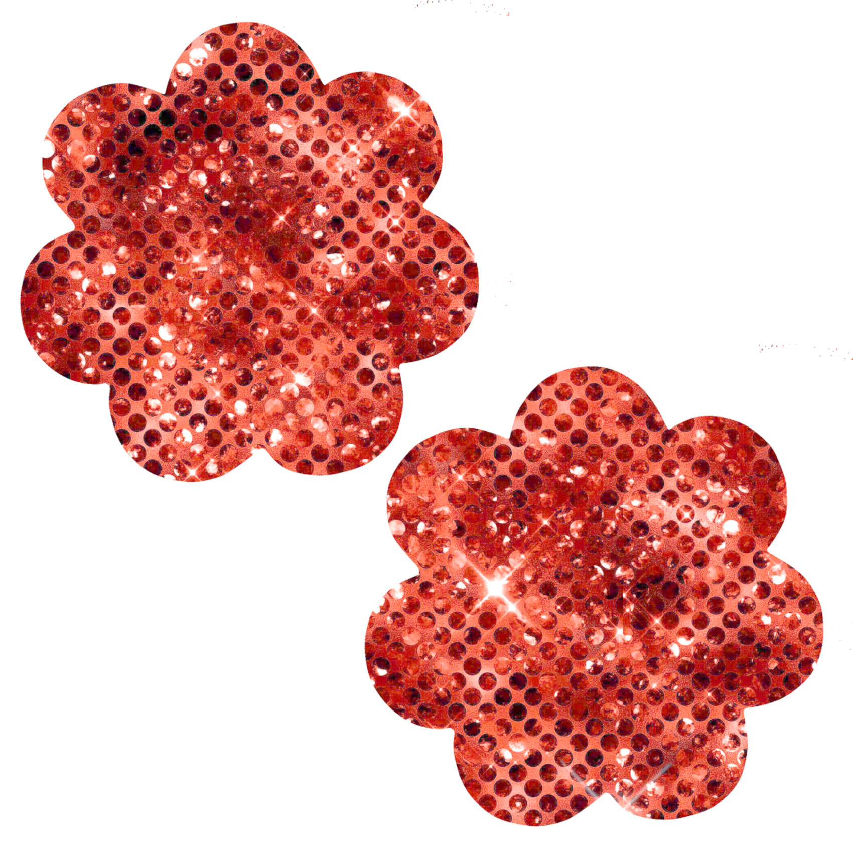 Confetti Red Flower