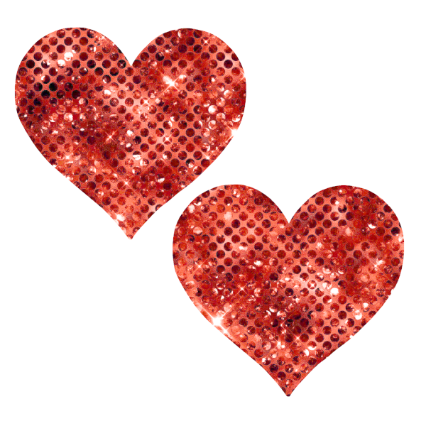 Confetti Red Heart