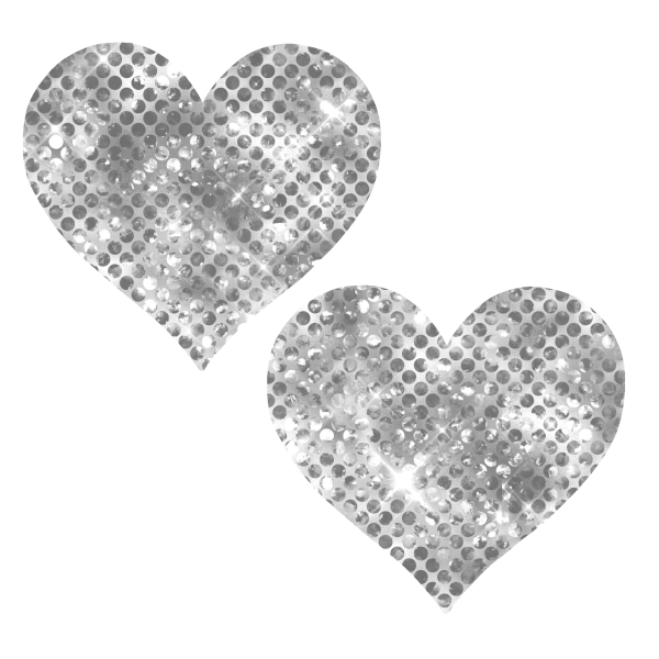 Confetti Silver Heart