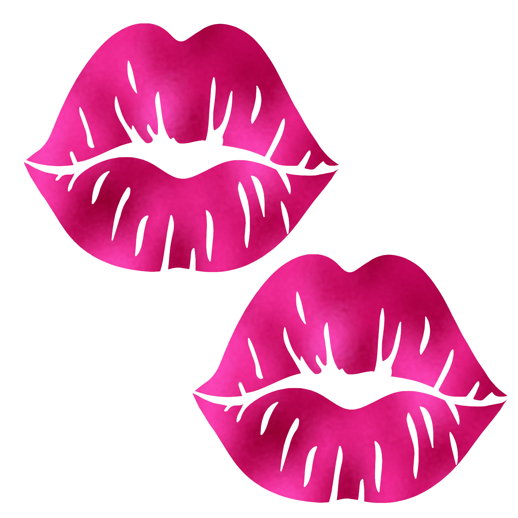 Metallic Pink Lips