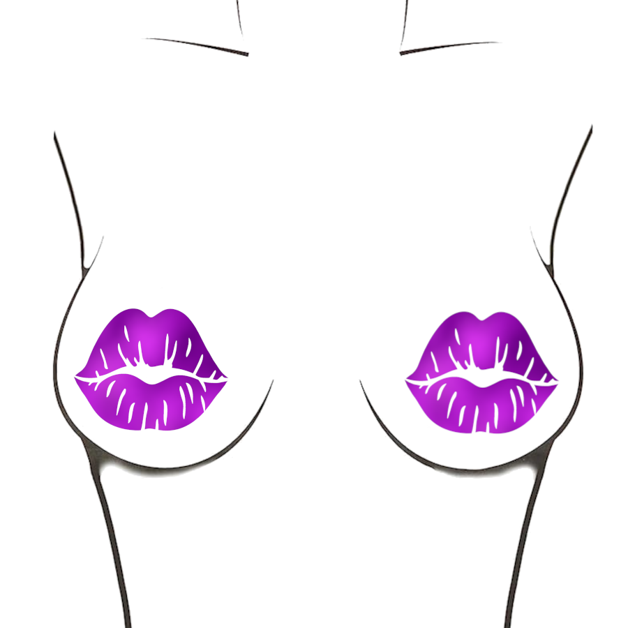 Metallic Purple Lips