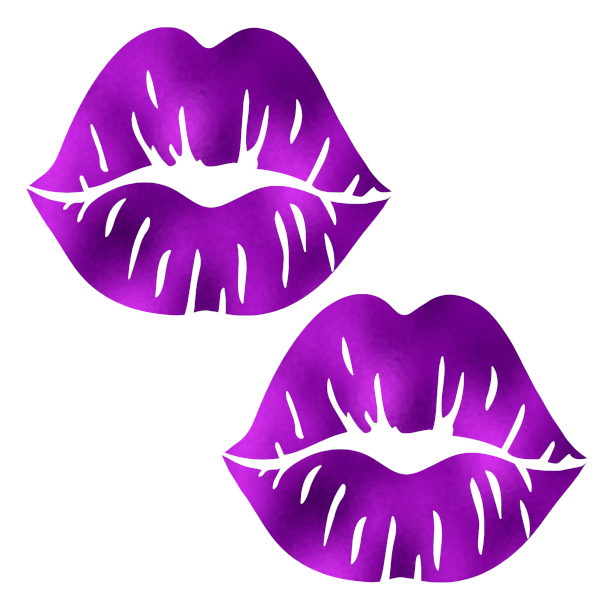 Metallic Purple Lips