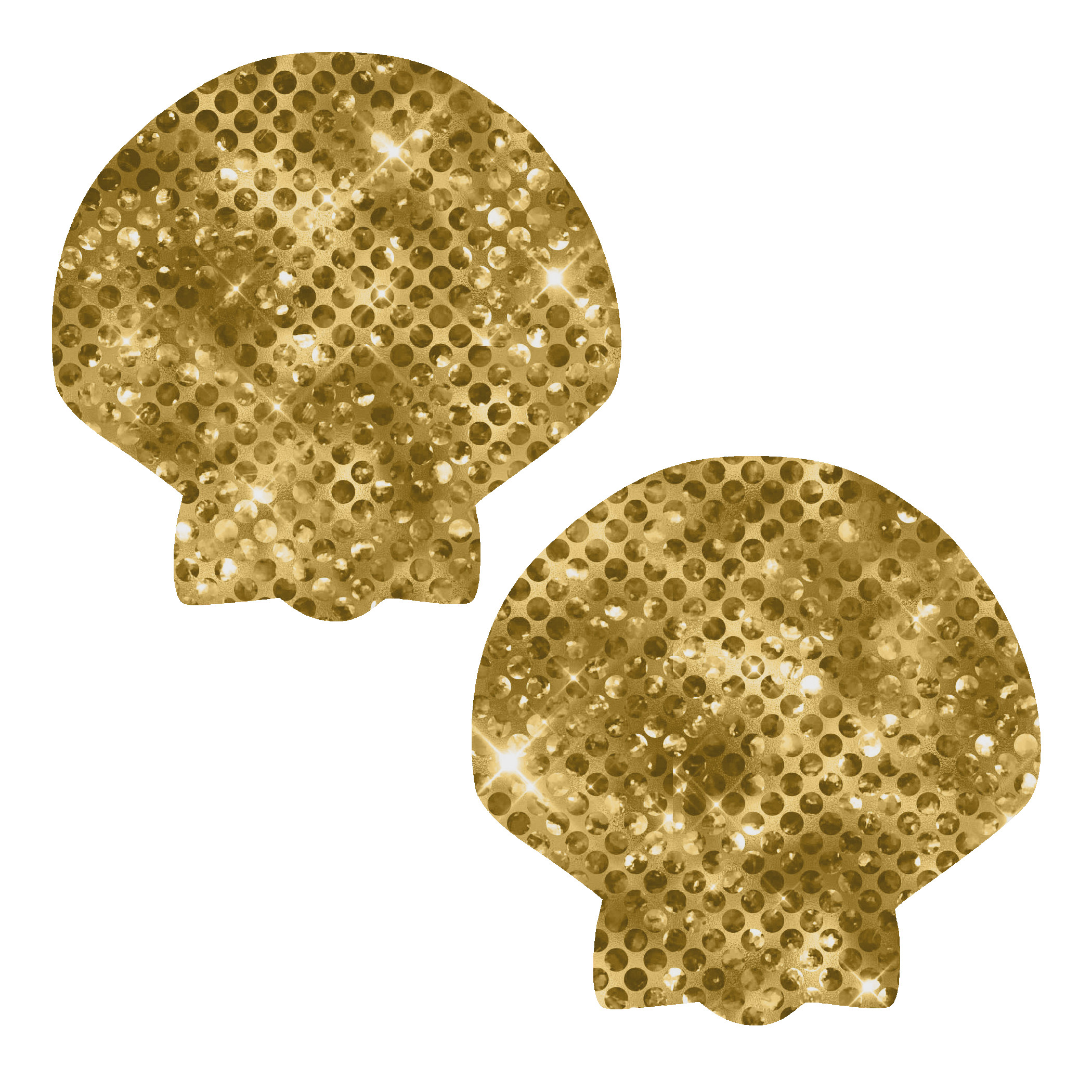 Confetti Gold Seashell