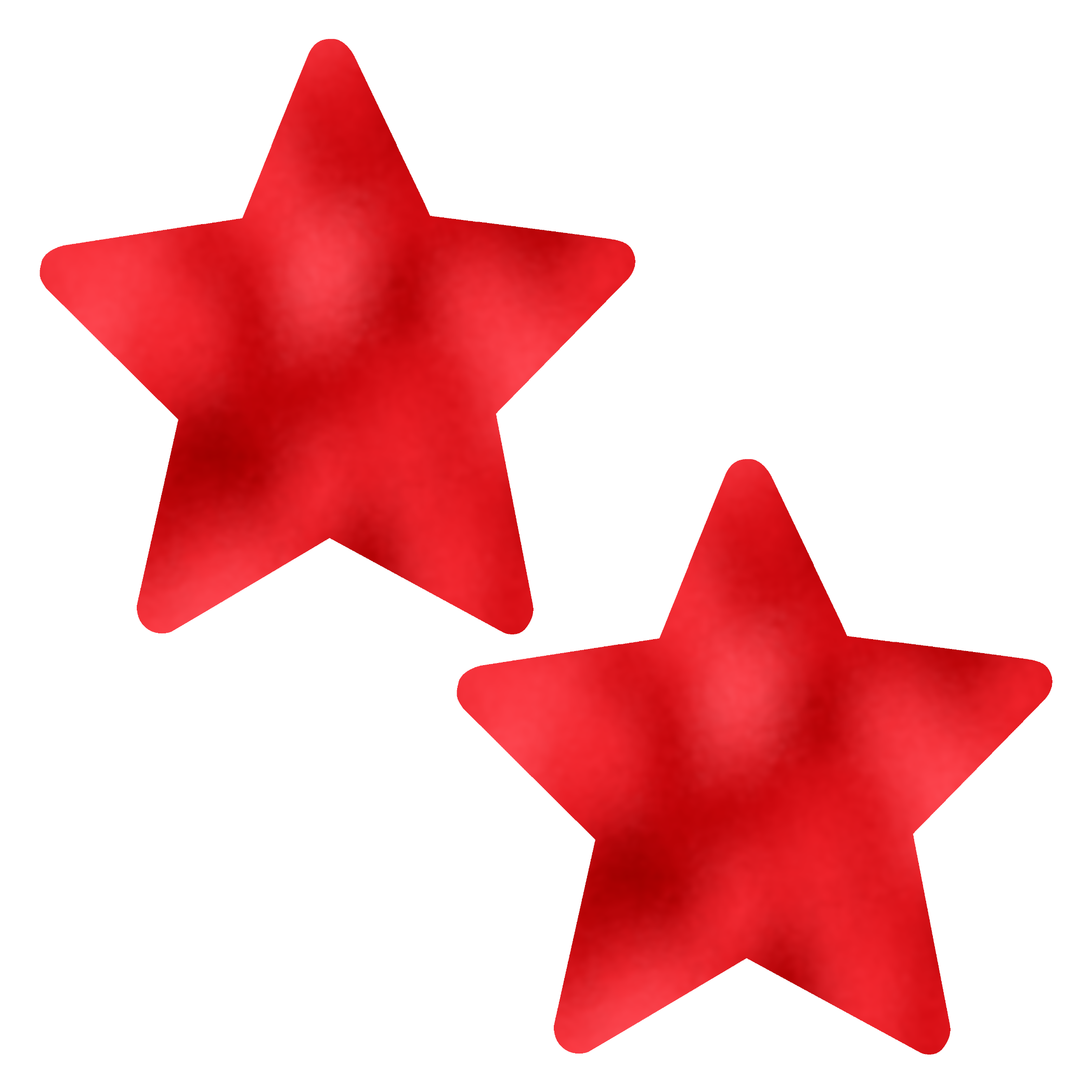 Metallic Red Star