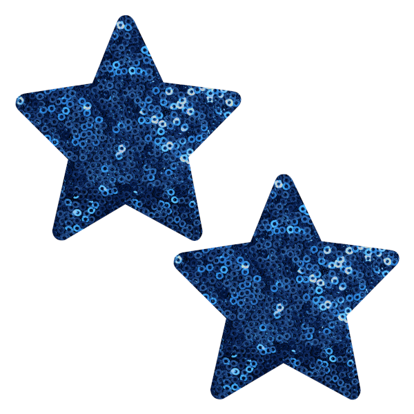 Blue Sequin Star