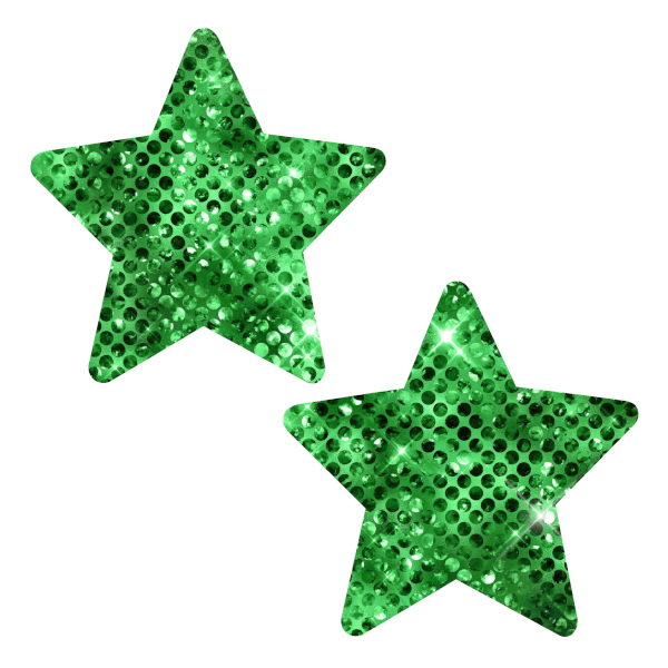 Confetti Green Star