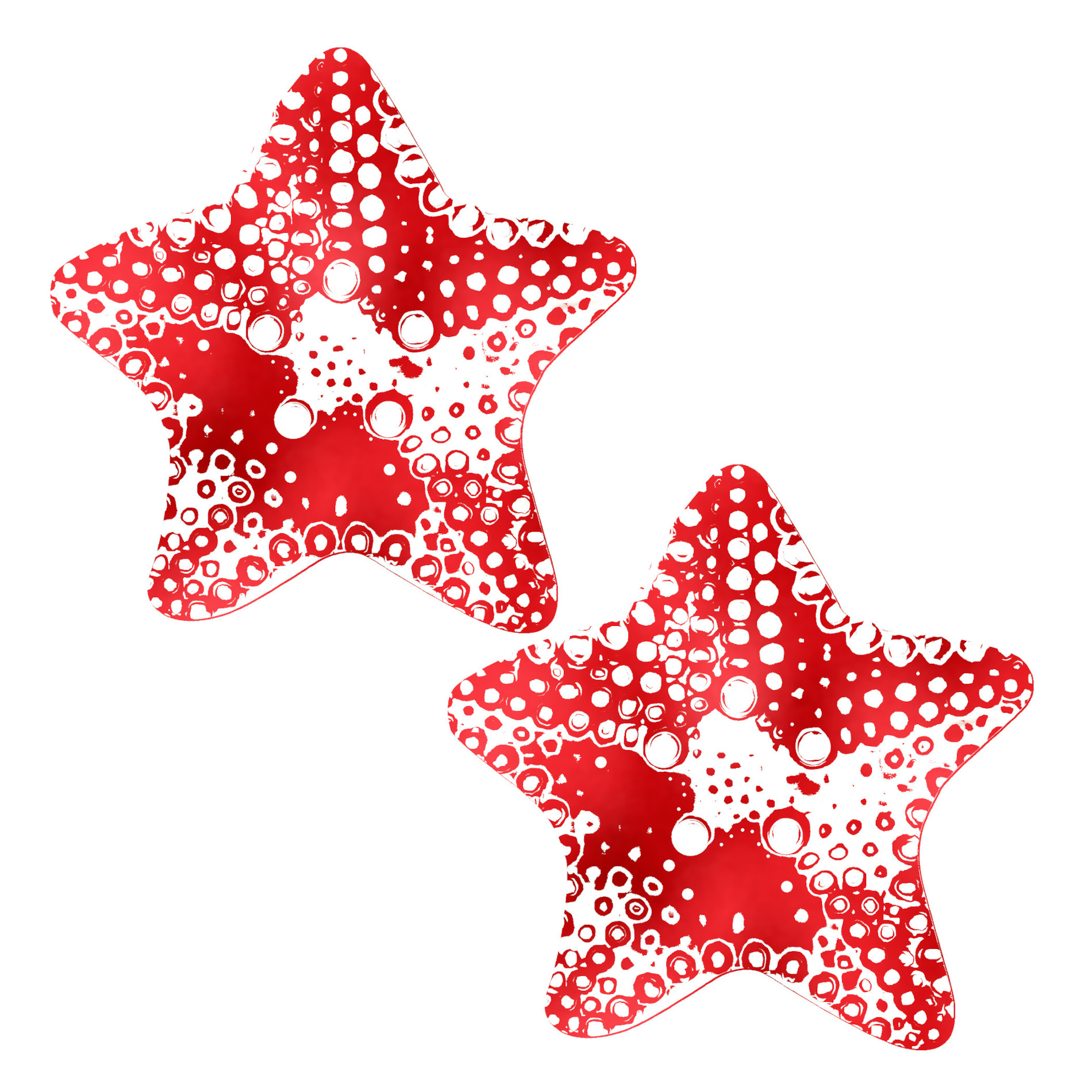 Metallic Red Starfish